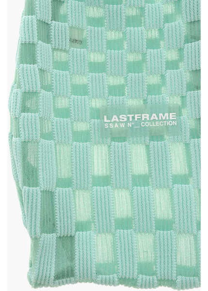 Genti de mana LAST FRAME Two-Tone Checked Tote Bag Green Femei (BM 15493378) 4