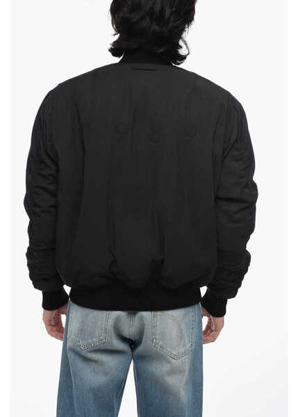 Bomber jacket 1989 STUDIO Padded Bomber With Embossed Logo Black Barbati (BM 15493393) 2