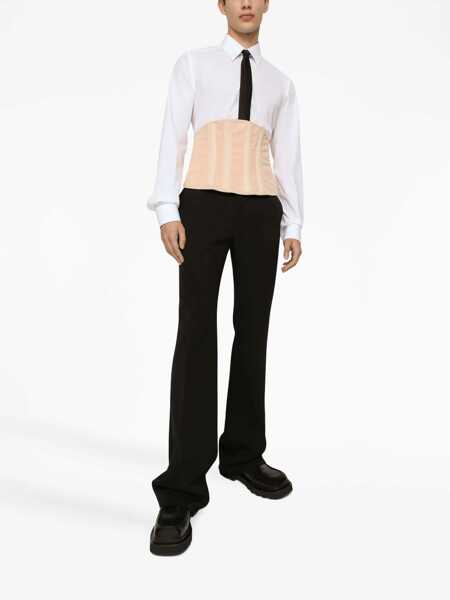 Pantaloni eleganti Dolce & Gabbana Virgin Wool Pants With Flared Fit Black Barbati (BM 15493561) 2