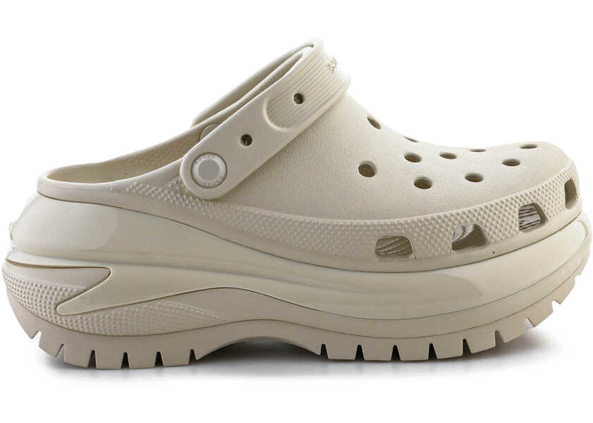 Slapi Crocs MEGA CRUSH CLOG Beige Femei (BM 15493684) 6