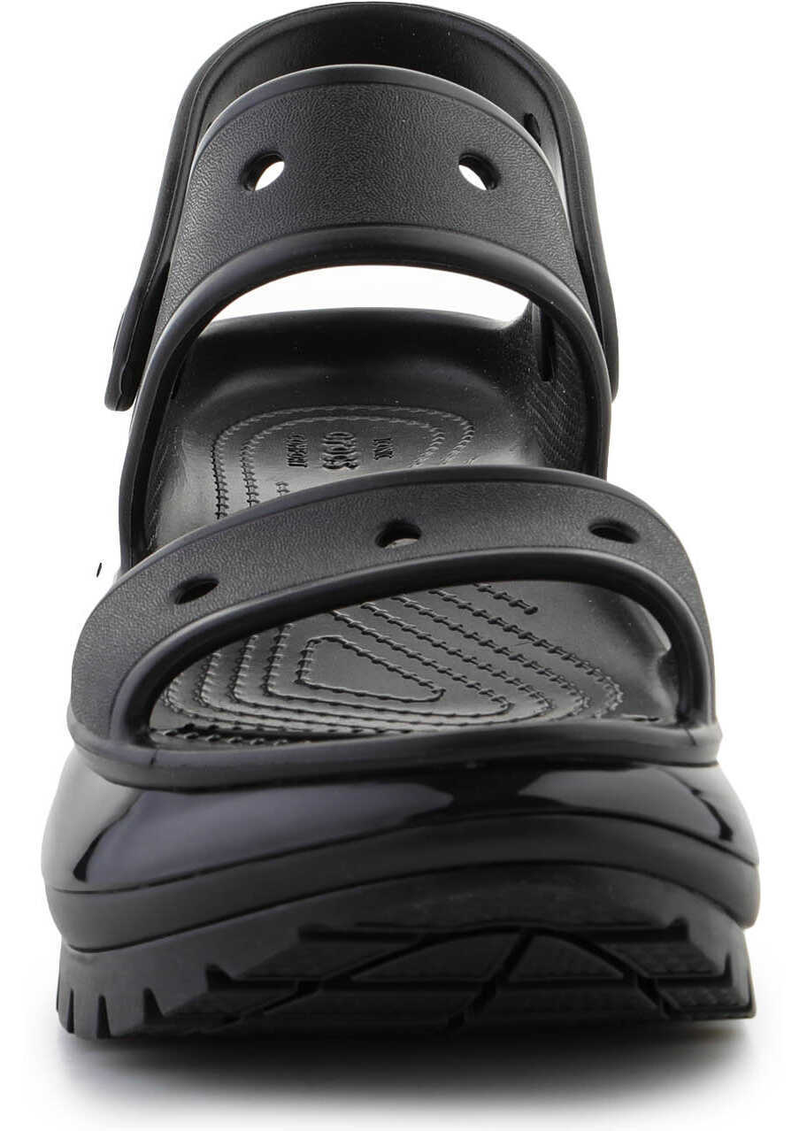 Slapi Crocs MEGA CRUSH SANDAL BLACK Black Femei (BM 15493687) 2