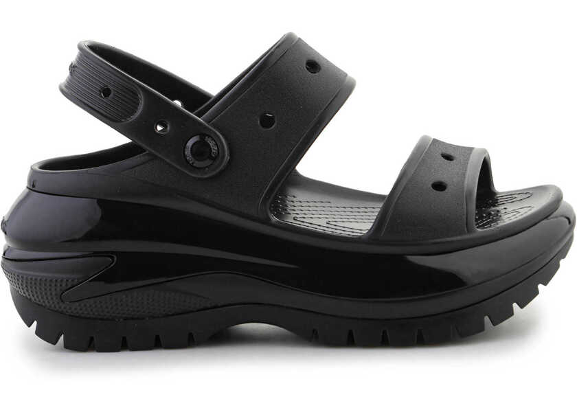 Slapi Crocs MEGA CRUSH SANDAL BLACK Black Femei (BM 15493687) 6