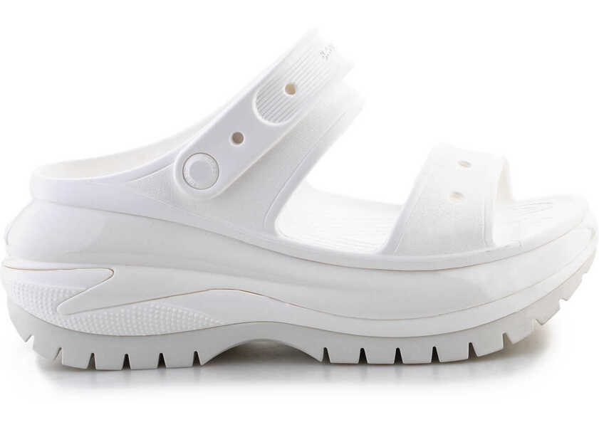 Slapi Crocs CLASSIC MEGA CRUSH White Femei (BM 15493690) 6