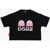 DSQUARED2 Cotton Crew-Neck T-Shirt With Pac Man Print Black