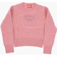 Pulovere Red Tag Solid Color Kareesa Crew-Neck Sweater With Oval-D Lo Baieti