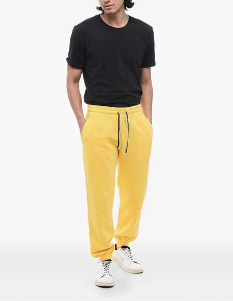 Pantaloni de trening Lanvin Brushed Cotton Lace Curb Sweatpants Yellow Barbati (BM 15493972) 2