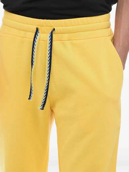 Pantaloni de trening Lanvin Brushed Cotton Lace Curb Sweatpants Yellow Barbati (BM 15493972) 4