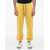 Lanvin Brushed Cotton Lace Curb Sweatpants Yellow