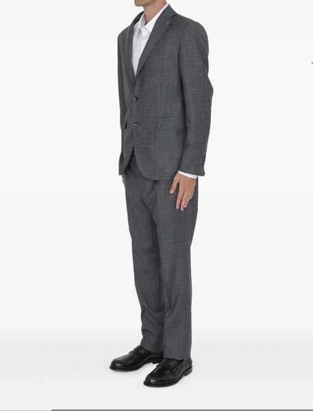 Costume Tagliatore Two-Piece Suit In Virgin Wool GREY Barbati (BM 15494275) 4