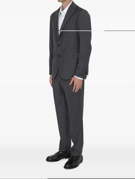 Costume Tagliatore Two-Piece Suit In Virgin Wool GREY Barbati (BM 15494287) 2