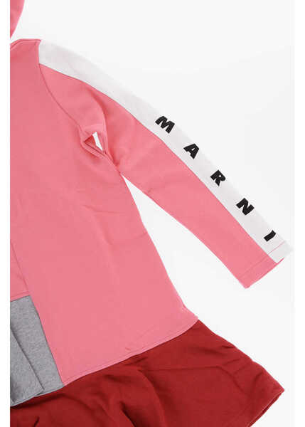 Rochii Marni Sweat Dress With Hood Pink Fete (BM 15494377) 2
