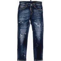 Blugi drepti Vintage-Effect Jeans Skater Baieti