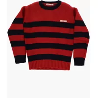 Pulovere Marni Two-Tone Striped Sweater
