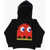 DSQUARED2 Pac-Man Embroidered Brushed Cotton Cool Fit Hoodie Black