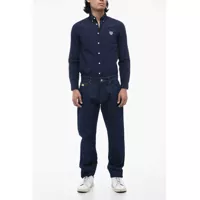 Blugi slim fit Versace pentru Barbati - Blugi slim fit Versace Dark Wash Slim Fit Denims 17Cm Blue Barbati (BM 15494713) - B-mall.ro