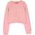 Diesel Solid Color Cable-Knit Krecci Crew-Neck Sweater Pink