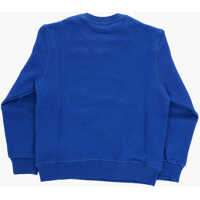 Bluze de trening DSQUARED2 pentru Baieti - Bluze de trening DSQUARED2 Brushed Cotton Crewneck Sweatshirt Relax With Printed Logo Blue Baieti (BM 15495004) - B-mall.ro