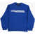 DSQUARED2 Brushed Cotton Crewneck Sweatshirt Relax With Printed Logo Blue