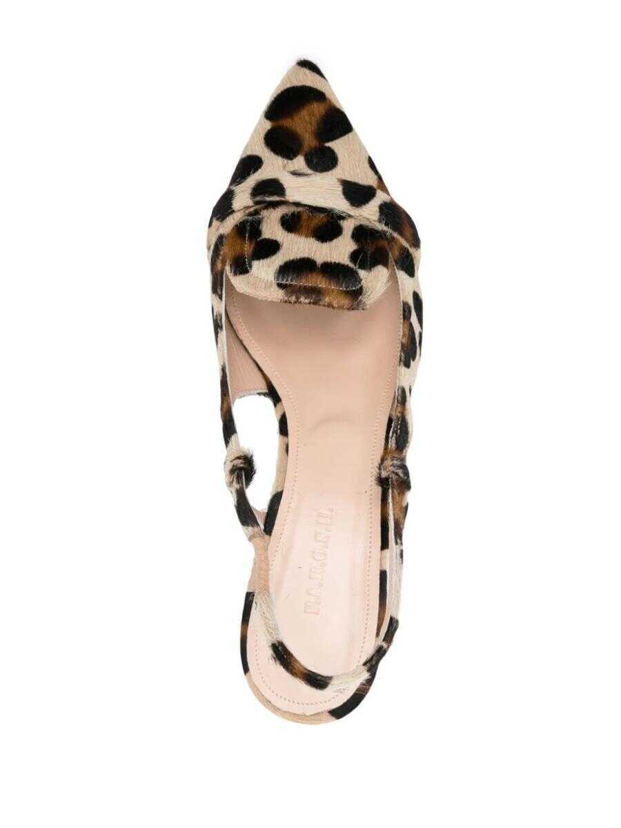 Sandale P.A.R.O.S.H. P.A.R.O.S.H. 70Mm Leopard-Print Slingback Pumps FANTASIA MARRONE Femei (BM 15499078) 4
