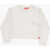 Diesel Solid Color Cable-Knit Krecci Crew-Neck Sweater White