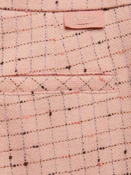 Pantaloni casual Gucci Wool And Nylon Double Pleat Pants Pink Baieti (BM 15502048) 3