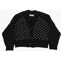 Cardigane All-Over Jewels V-Neck Cardigan Baieti
