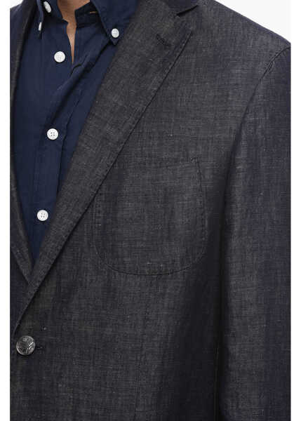 Sacouri CORNELIANI Denim Unlined Loredana Blazer Blue Barbati (BM 15503422) 3