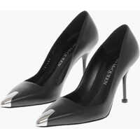 Pantofi stiletto Leather Hardware Pumps With Metal Toe 10Cm Femei