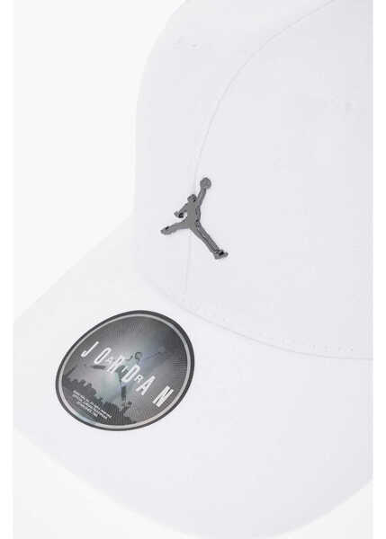 Caciuli Nike Air Jordan Perforated Solid Color Cap With Metal Logo White Baieti (BM 15503863) 3