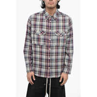 Camasi casual Tartan Lydian Shirt With Double Chest Pocket Barbati