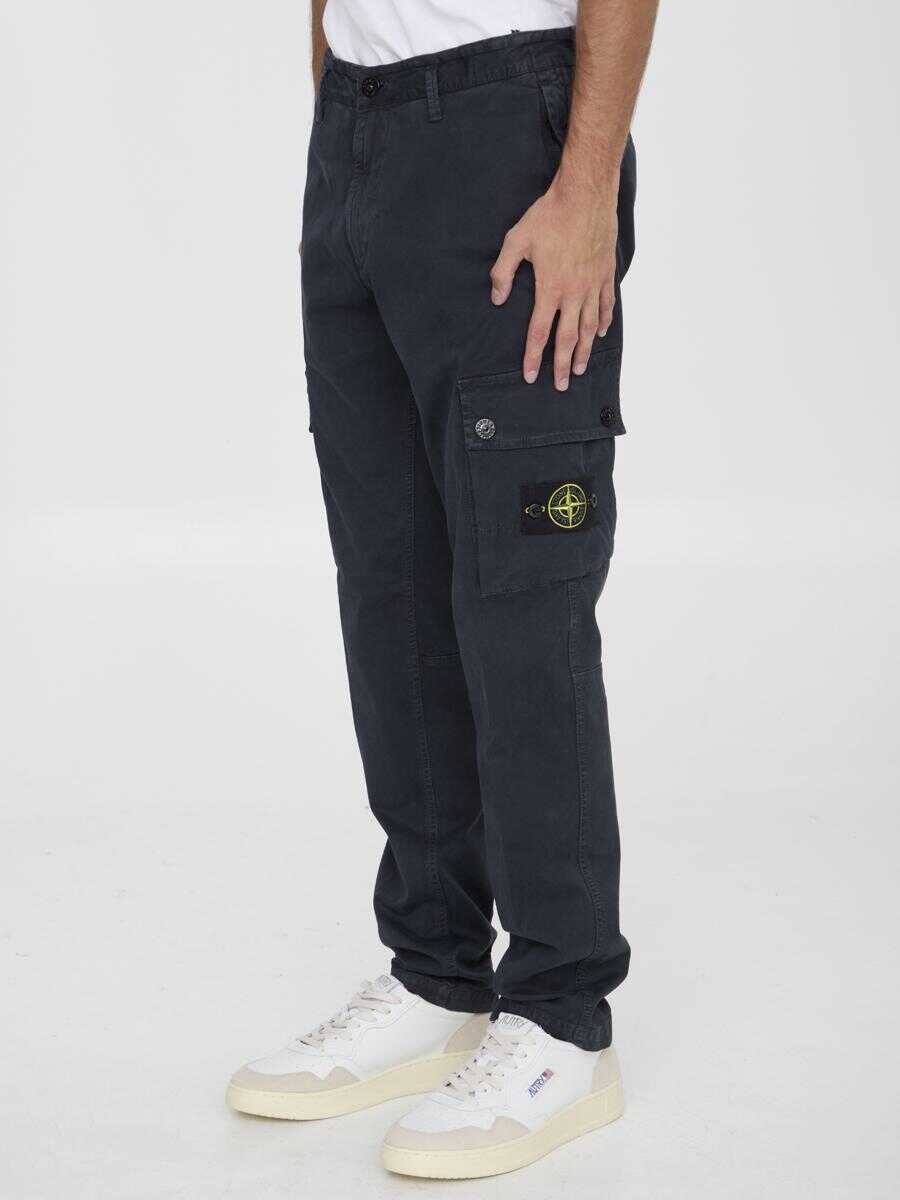 Pantaloni Stone Island Slim Pants BLUE Barbati (BM 15507454) 2