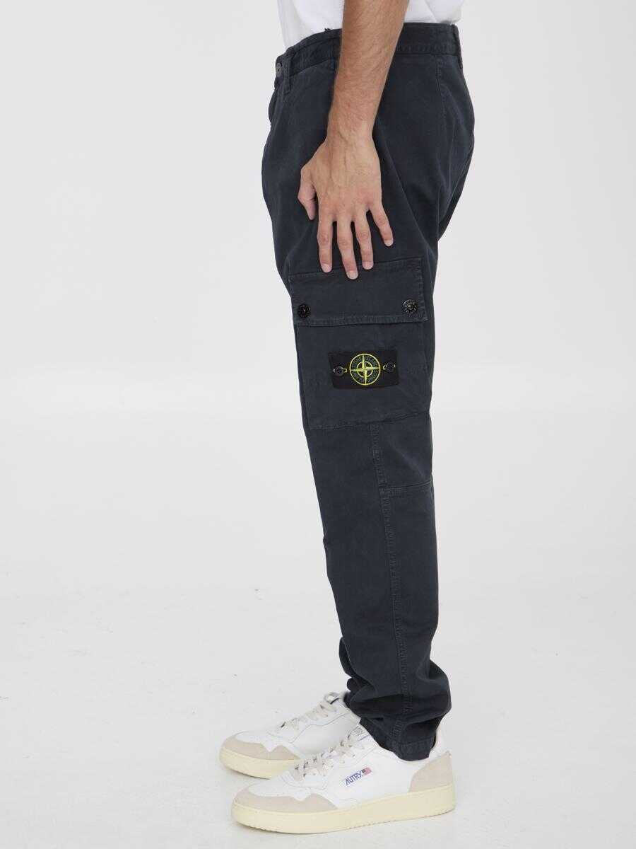 Pantaloni Stone Island Slim Pants BLUE Barbati (BM 15507454) 3