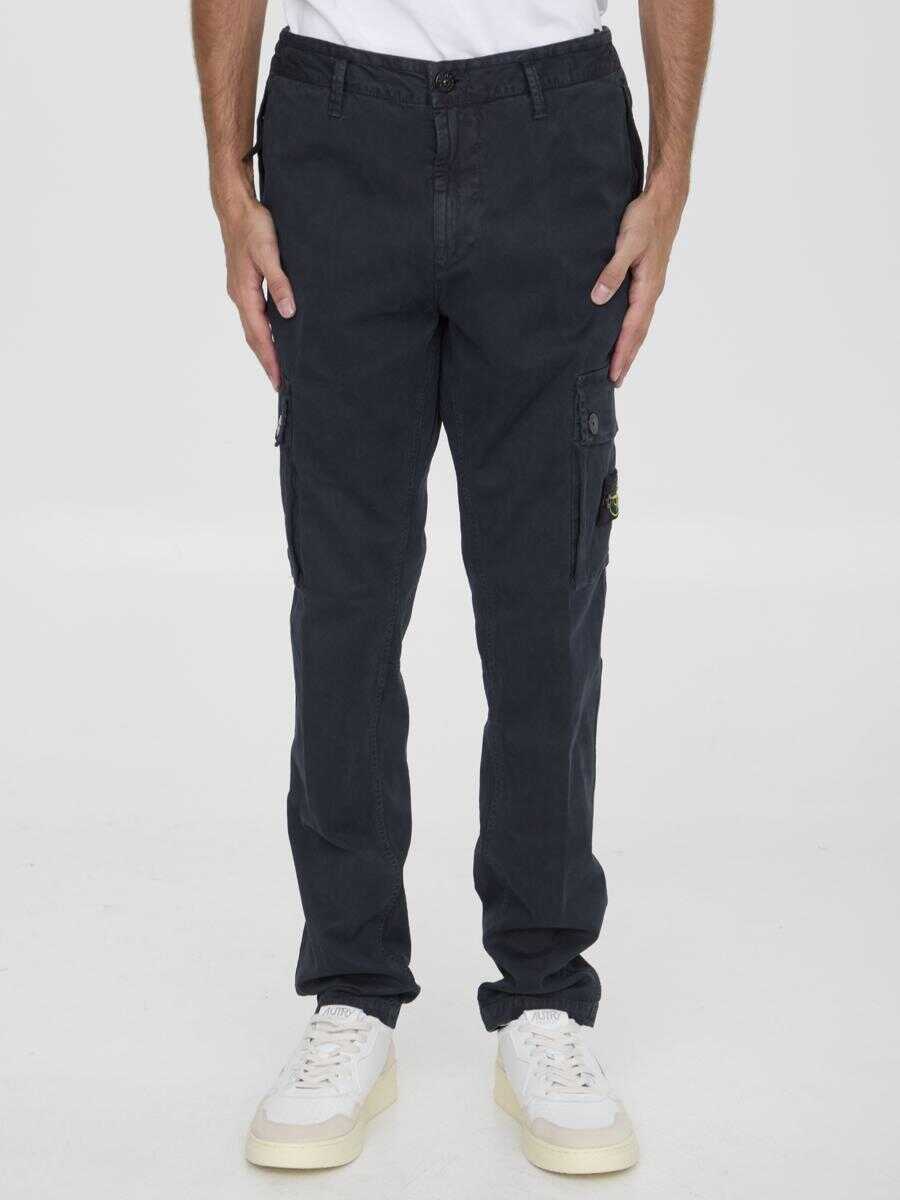 Pantaloni Stone Island Slim Pants BLUE Barbati (BM 15507454) 1
