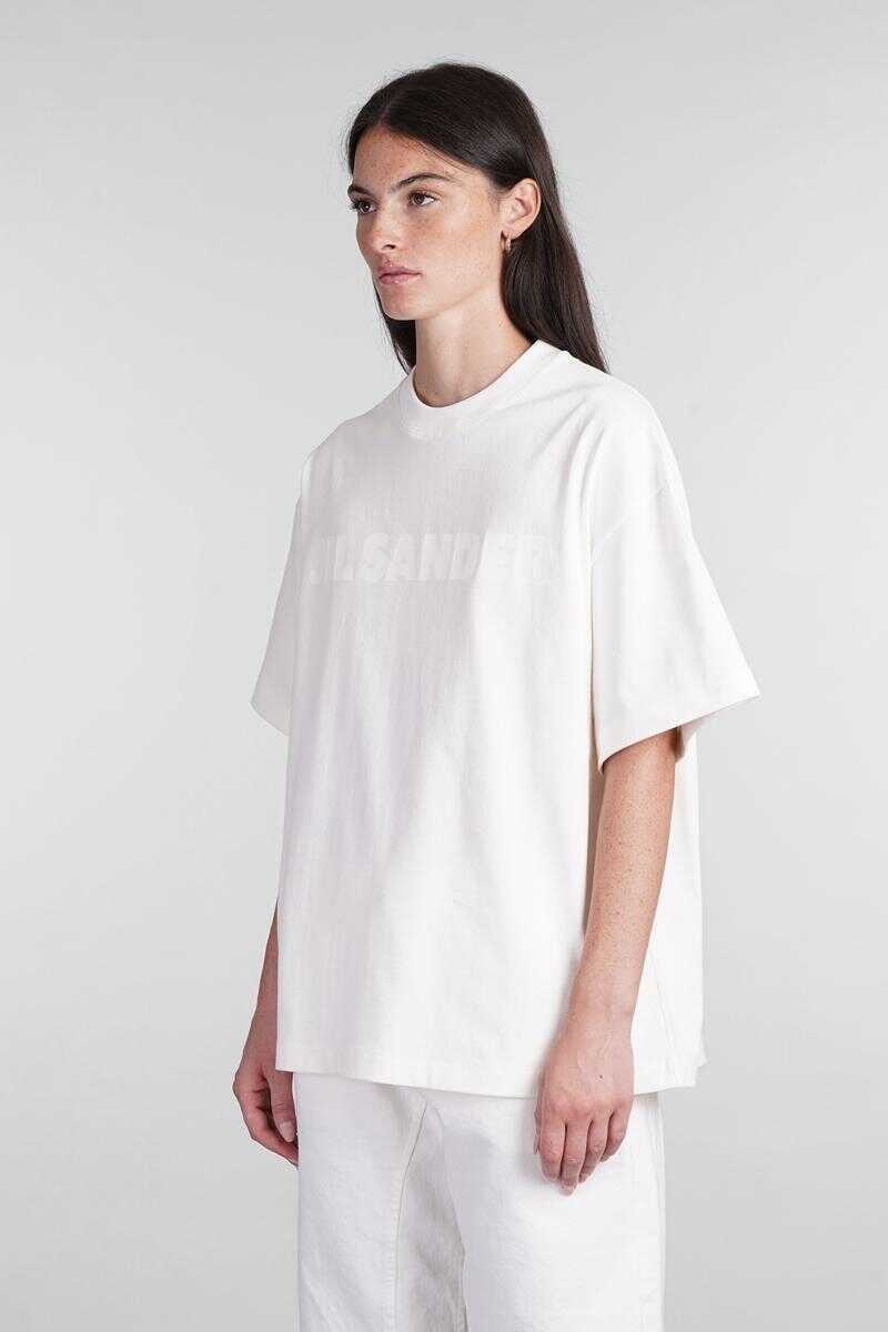 Tricouri Jil Sander Jil Sander T-Shirt WHITE Femei (BM 15507697) 4