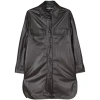 Topuri Stella McCartney Faux-Leather Overshirt Femei