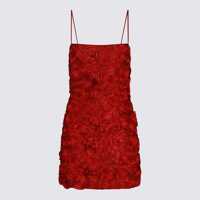 Rochii Blumarine Red Viscose Mini Dress Femei