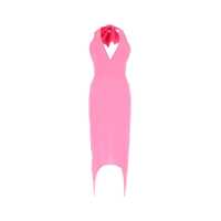 Rochii Patou Neck-Strap Crepe Dress Femei
