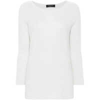 Pulovere Fabiana Filippi Wool Blend Boatneck Sweater Femei