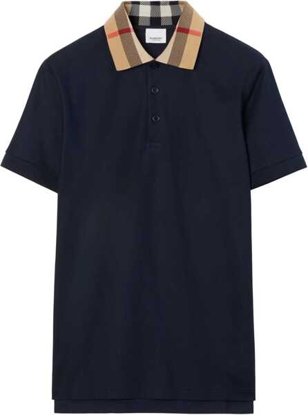Tricouri Polo Burberry Polo Shirt SMOKED NAVY Barbati (BM 15516106) 1
