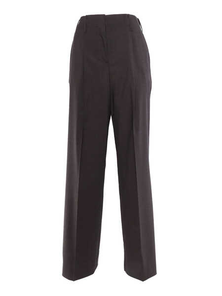 Pantaloni P.A.R.O.S.H. Brown Lille pants Brown Femei (BM 15517528) 1