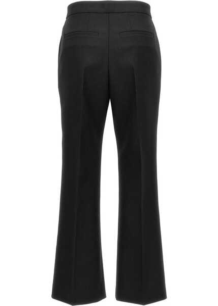 Pantaloni office Jil Sander Serge Wool Cropped Pants Crop In Lana Serge Black Femei (BM 15519550) 2