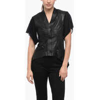 Bluze Leather Tommy V Biker Asymmetric Top Femei