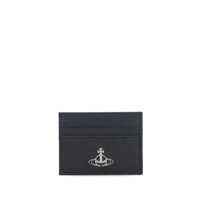 Portofele Vivienne Westwood Black Leather Card Holder Femei