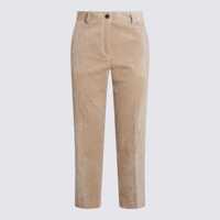 Pantaloni scurti Antonelli Beige Cotton Pants Femei