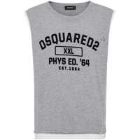 Topuri DSQUARED2 Flocked Logo Tank Top Barbati