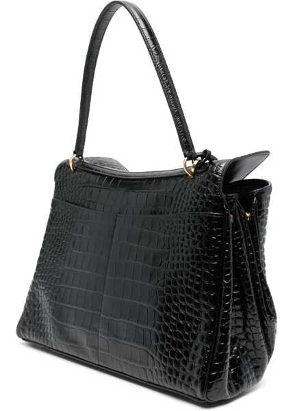 Genti de mana Balenciaga Rodeo Medium Handbag BLACK Femei (BM 15528727) 3