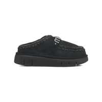 Sandale cu platforma Slides with metal logo Femei