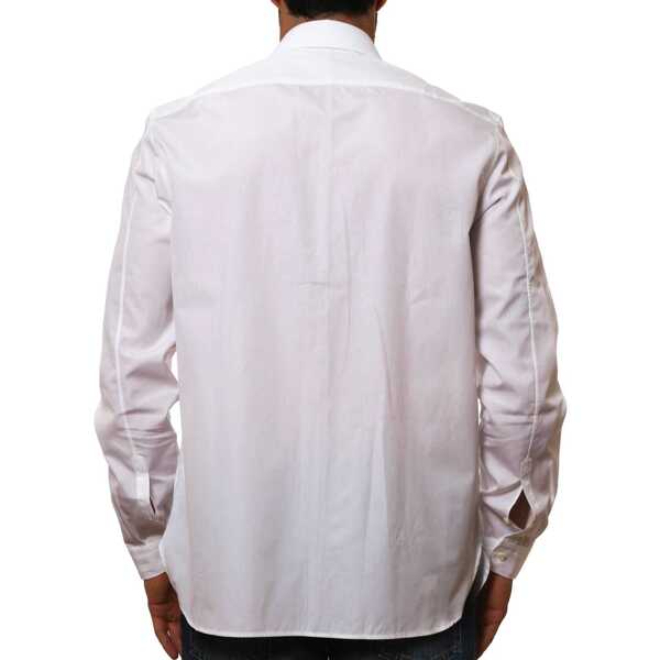 Camasi Neil Barrett Neil Barrett State Of Liberty Cotton Shirt White Barbati (BM 15542212) 3