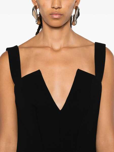 Rochii Givenchy Givenchy Crepe Dress Black Femei (BM 15555586) 5