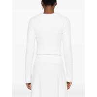 Imbracaminte Dama pagina 249 - Cardigane Balenciaga Balenciaga Cropped Cardigan WHITE Femei (BM 15566627) - B-mall.ro